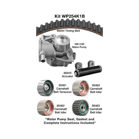 Dayco 94-97 Subaru 1.8-2.2L Water Pump Kit, Wp254K1B WP254K1B